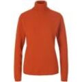 Rollkragen-Pullover aus Schurwolle und Kaschmir include orange