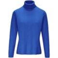 Rollkragen-Pullover aus Schurwolle und Kaschmir include blau