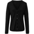 Strickjacke tiefem V-Ausschnitt include schwarz