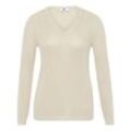 V-Pullover Anna Aura beige