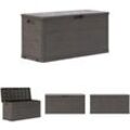 Garten-Aufbewahrungsbox 280 l Braun - Gartenboxen - Braun - The Living Store