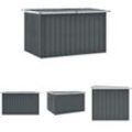 The Living Store Gartenbox Grau 149 x 99 x 93 cm - Gartenboxen