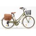 Cityrad "Citybike 605 Alu Lady" Gr. 46, grün (grün, grün), VENICE - I LOVE ITALY, Fahrräder, 46cm, 28 Zoll (71,12cm), für Damen, Kettenschaltung