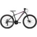 Mountainbike BIKESTAR Gr. 41, schwarz, Fahrräder, 41cm, 26 Zoll (66,04cm), für Damen und Herren, Kettenschaltung