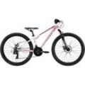 Mountainbike BIKESTAR Gr. 33, weiß, Fahrräder, 33cm, 26 Zoll (66,04cm), für Damen und Herren, Kettenschaltung