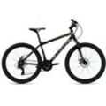 Mountainbike KS CYCLING "Xceed" Gr. 50, schwarz (schwarz, schwarz), Fahrräder, 50cm, 26 Zoll (66,04cm), für Herren, Kettenschaltung