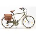 Cityrad "Citybike 605 Alu Man" Gr. 50, grün (schlamm, grau), VENICE - I LOVE ITALY, Fahrräder, 50cm, 28 Zoll (71,12cm), für Herren, Kettenschaltung