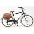 Cityrad "Citybike 605 Alu Man" Gr. 50, schwarz (schwarz, schwarz), VENICE - I LOVE ITALY, Fahrräder, 50cm, 28 Zoll (71,12cm), für Herren, Kettenschaltung