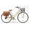 Cityrad "Citybike 605 Lady" Gr. 46, beige (beige, beige), VENICE - I LOVE ITALY, Fahrräder, 46cm, 28 Zoll (71,12cm), für Damen, Kettenschaltung