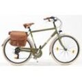 Cityrad "Citybike 615 Alu Man" Gr. 50, grün (schlamm, schlamm), VENICE - I LOVE ITALY, Fahrräder, 50cm, 28 Zoll (71,12cm), für Herren, Kettenschaltung