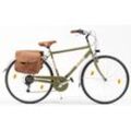 Cityrad "Citybike 605 Man" Gr. 50, grün (schlamm, grau), VENICE - I LOVE ITALY, Fahrräder, 50cm, 28 Zoll (71,12cm), für Herren, Kettenschaltung