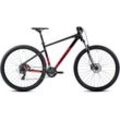 Mountainbike GHOST "Kato AL" Gr. 44, schwarz (rot, schwarz), Fahrräder, 44cm, 29 Zoll (73,66cm), für Damen und Herren, Kettenschaltung