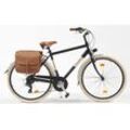 Cityrad "Citybike 615 Alu Man" Gr. 50, schwarz (schwarz, schwarz), VENICE - I LOVE ITALY, Fahrräder, 50cm, 28 Zoll (71,12cm), für Herren, Kettenschaltung