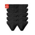 Slip H.I.S "Männer Unterhose" Gr. 9, 10 St., schwarz Herren Unterhosen Slips in Unifarben Bestseller