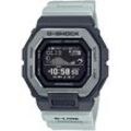 Smartwatch CASIO G-SHOCK "GBX-100TT-8ER", grau (hellgrau), Smartwatches Armbanduhr, Herrenuhr, Bluetooth, Stoppfunktion, Mondphase