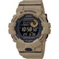 Smartwatch CASIO G-SHOCK "G-Squad, GBD-800UC-5ER", grün (khaki), Smartwatches, Quarzuhr,Armbanduhr Herrenuhr,Schrittzähler,bis 20 bar wasserdicht