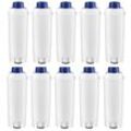 Trade-shop - 10x Wasser-Filter für DeLonghi ecam 24.450.S 24.467.S 25.120.B 25.457.B 25.457.S ECAM-260 26.455 26.455.BLB 26.455.C 26.455.GYB /