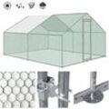 Swanew - Hühnerstall Freigehege Hühnerhaus Kükenstall Tierlaufstall Geflügelstall 3x4x2m