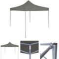 The Living Store Faltzelt Partyzelt Pop-Up 3 x 3 m Anthrazit - Pavillons & Partyzelte