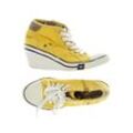 Mustang Damen Sneakers, gelb, Gr. 37