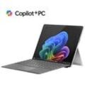 MICROSOFT Surface Pro, Copilot+ PC, 11. Edition, OLED, Convertible, mit 13 Zoll Display, Qualcomm Snapdragon X Elite, 16 GB RAM, 512 SSD, AdrenoTM Onboard Graphics, Platin, Windows 11 Home (64 Bit)