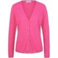 Strickjacke aus 100% Premium-Kaschmir Modell Cora Peter Hahn Cashmere pink, 38