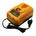 Trade Shop - Akku Ladegerät 7,2V-18V Ladestation Schnellladegerät Ni-MH Ni-Cd für Dewalt DC750KA DC756KA DC756KB DC757KA DC757KB DC759 DC759KA