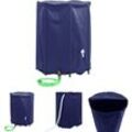 Wassertank mit Wasserhahn Faltbar 750 l pvc - Bewässerungssysteme - Blau - The Living Store