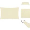 Sonnenschirme & Sonnenschutze - Living Sonnensegel Oxford-Gewebe Rechteckig 2x5 m Creme - Creme