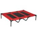 Hundeliege outdoor Hundebett Katzenbett Haustierbett Schlafplatz Rot