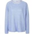 Rundhals-Pullover Peter Hahn blau, 40