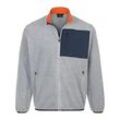 Fleecejacke Authentic Klein grau, 50