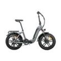 GreenStreet E-Bike Tiefeinsteiger Klapprad GS5 250 W 20 Zoll grau