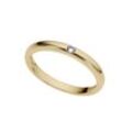 Firetti Diamantring Schmuck Geschenk Gold 333 Damenring Verlobungsring Goldring Solitär, mit Brillant, gelb|goldfarben