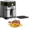 TEFAL EY501D Easy Fry & Grill Classic+ Heißluftfritteuse/Grill 1550 Watt Edelstahl/Schwarz