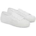 Sneaker SUPERGA "2750 FLOWER SANGALLO", Gr. 40, weiß, Textil, sportlich, Schuhe, aus besticktem Textilmaterial