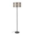 Bloomingville Stehlampe Selita aus Eisen und Leinen, Ø42 x H160 cm