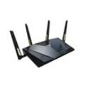 ASUS RT-AX88U Pro AX6000 Dual Band WLAN kombinierbarer Router (Tethering als 4G und 5G Router-Ersatz, WiFi 6, Dual 2.5G