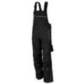 QUALITEX HIGH QUALITY WORKWEAR Latzhose PRO schwarz Damen: 50 Herren: 56