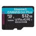 Kingston Canvas Go! Plus - Flash-Speicherkarte - 512 GB - microSDXC UHS-I
