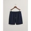 Shorts aus Baumwolle und Leinen