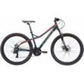 Mountainbike BIKESTAR Gr. 43, grün, Fahrräder, 43cm, 27,5 Zoll (69,85cm), für Damen und Herren, Kettenschaltung