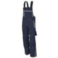 QUALITEX HIGH QUALITY WORKWEAR Latzhose PRO marine/grau Damen: 46 Herren: 52