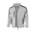 QUALITEX HIGH QUALITY WORKWEAR Softshelljacke softshell weiß/grau Damen: 36 Herren: S