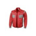 QUALITEX HIGH QUALITY WORKWEAR Bundjacke PRO rot/grau Damen: 46 Herren: L