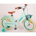 TPFSports Excellent Kinderfahrrad - Mädchen - 16 Zoll - Rücktritt + Handbremse - Weiß