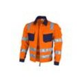 QUALITEX HIGH QUALITY WORKWEAR Bundjacke PRO WS warnorange/marine Damen: 38 Herren: S