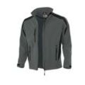 QUALITEX HIGH QUALITY WORKWEAR Softshelljacke softshell grau/schwarz Damen: 36 Herren: S