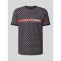 T-Shirt mit Logo-Muster Modell 'JAMEY'