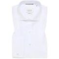 MODERN FIT Cover Shirt in weiß unifarben, weiß, 48